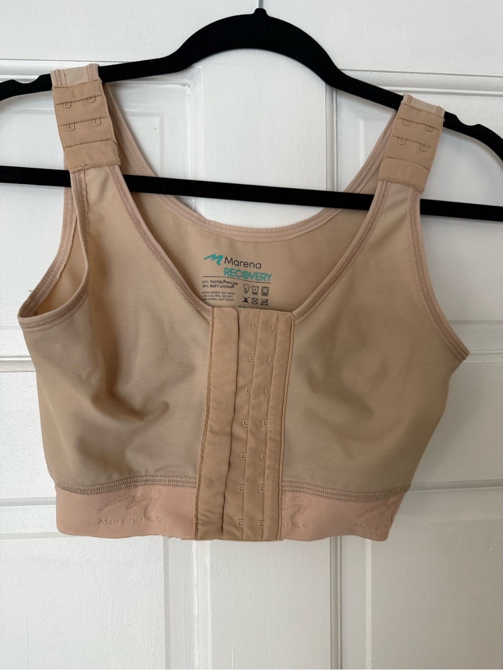 Marena Recovery Front-Closure Post-Surgical Support Bra — Nude 32AA/A like new